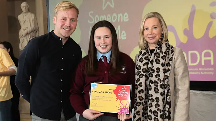 Belgooly students are honoured for raising disability awareness Image
