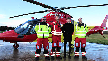 Air ambulance cuts to stay up Image