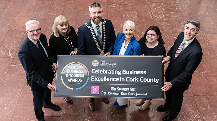 Cork County’s Business of the Year will be announced next month Image