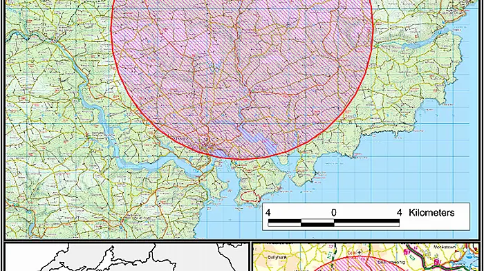 Belgooly to Carrigaline named a risk zone for animal virus Image
