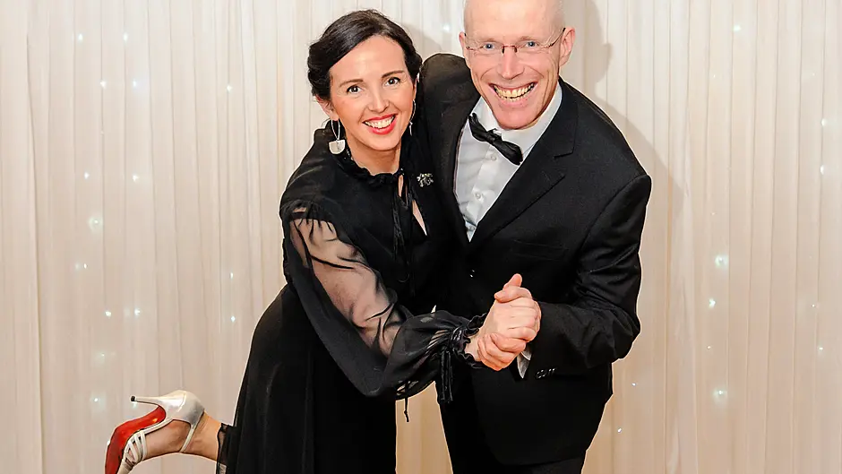 It’s ‘Lord’ of the dance time as Fr James  ‘collars’ Eleanor for charity fundraiser Image