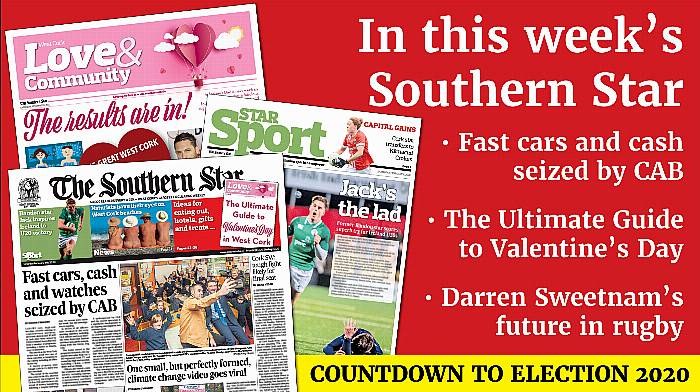 Tough fight for last South West seat; Cappabue NS video goes viral; Bandon schools are full; Jack Crowley stars for Irish U20s Image