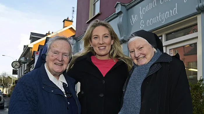 Innishannon people are a friendly bunch – now that January is over! Image