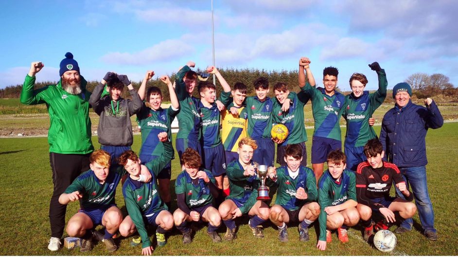 Hat-trick hero James Desmond fires Bantry Bay to U16 cup glory Image