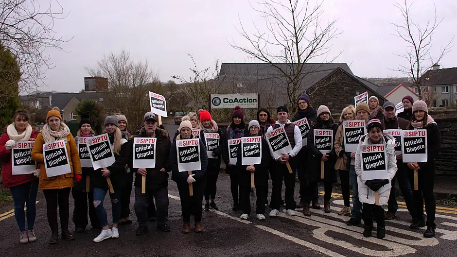 CoAction workers say they will go on strike again if necessary Image