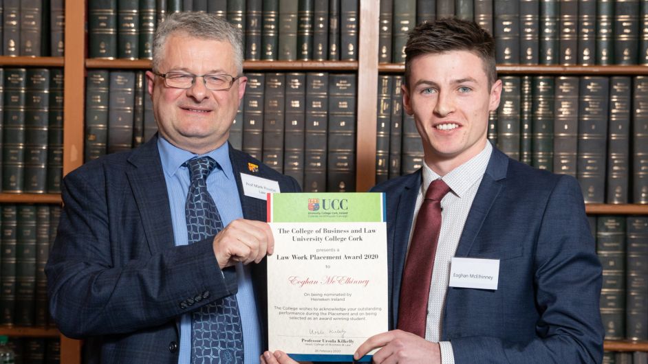 West Cork law and business student wins UCC award Image