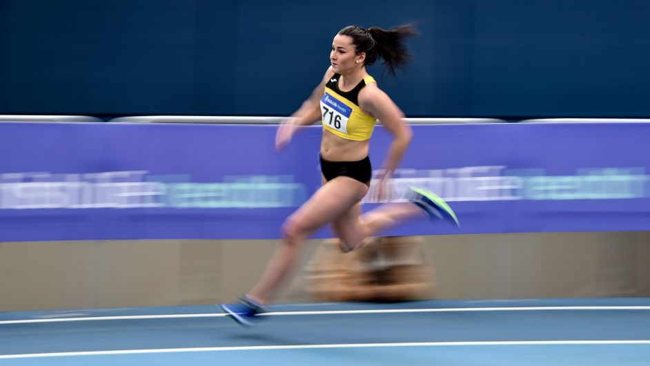 Phil Healy smashes her indoor 400m PB to close in on record Image