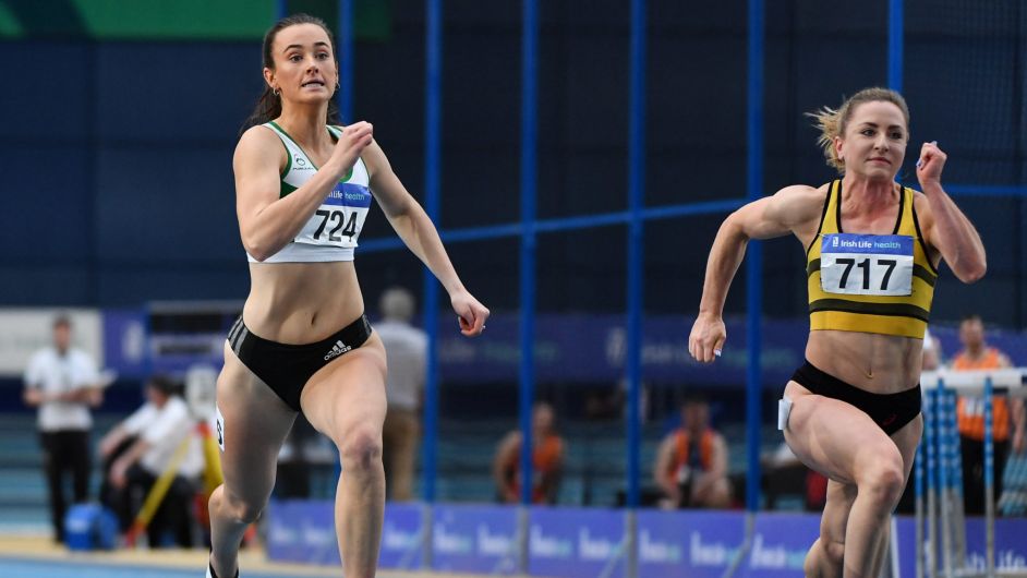 Silver bullet Joan Healy is keen to take her indoor speed into the outdoor season Image