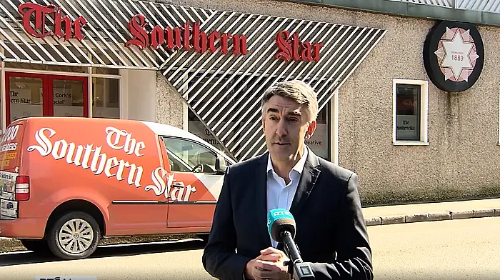 The Southern Star makes an appearance on RTÉ News Image
