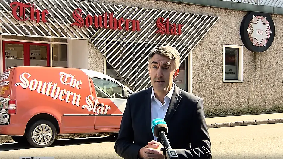 The Southern Star makes an appearance on RTÉ News Image