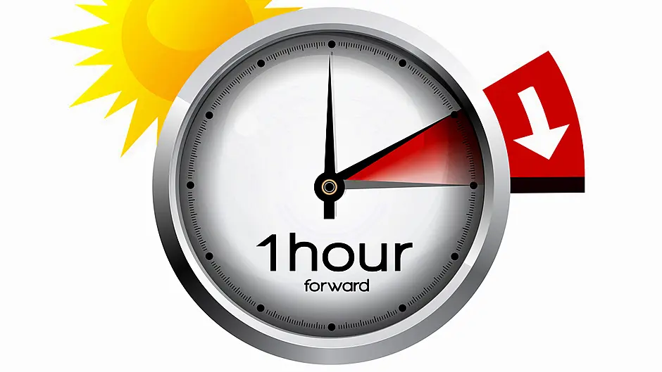 Set your reminder! Clocks to go forward Image