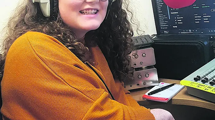 Sally follows in her father’s footsteps as a disc jockey Image