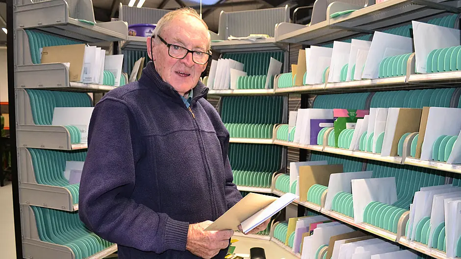 Leo is looking forward to gardening and grandson after his last delivery Image
