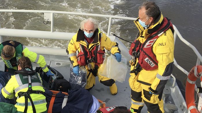 Man taken off Heir Island today in medevac by Baltimore RNLI crew Image