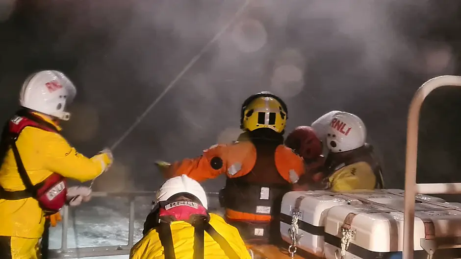 Beara RNLI's medivac of seriously ill fisherman Image