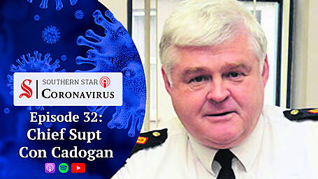 PODCAST: Chief Supt Con Cadogan on policing during Covid, a drop in burglaries but a rise in domestic violence crimes & the huge increase in drug detections Image
