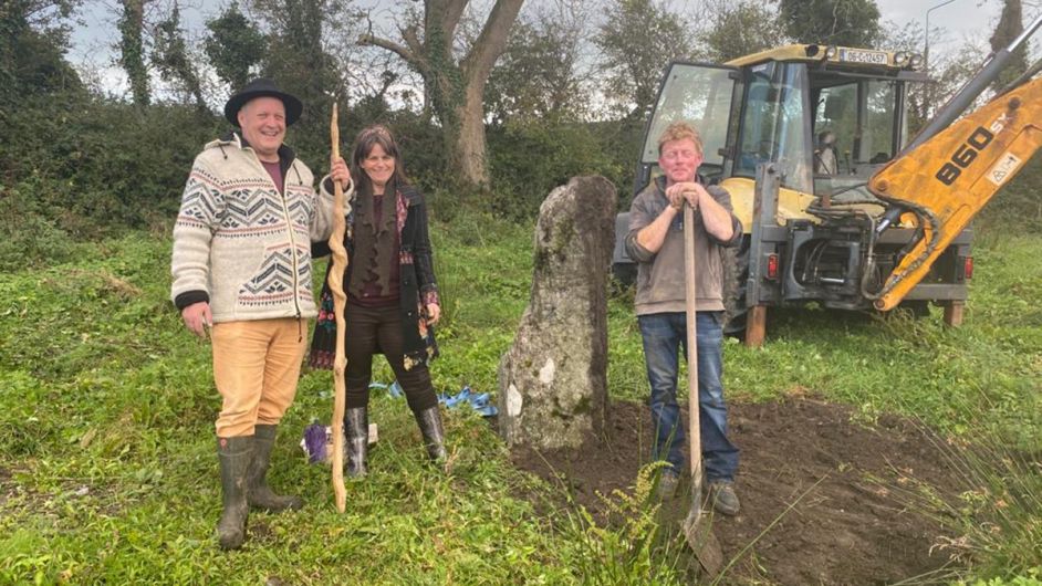 Kerry druids work their magic on Skibbereen standing stone Image