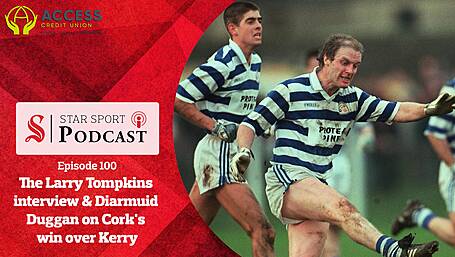 PODCAST: The Larry Tompkins interview & Diarmuid Duggan on Cork's last-gasp win over Kerry Image