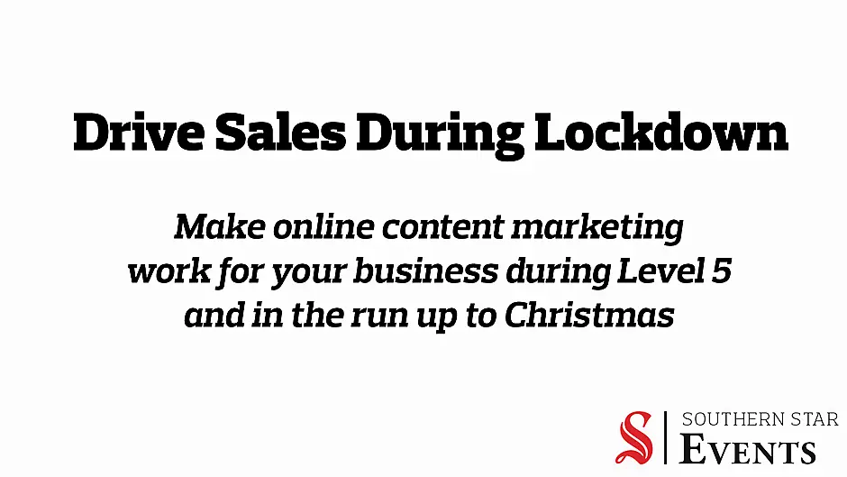 WATCH: The Southern Star's Drive Sales During Lockdown Webinar Image