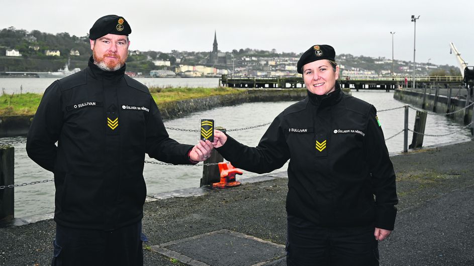 Ballydehob’s Patricia is navy’s first female chief petty officer Image