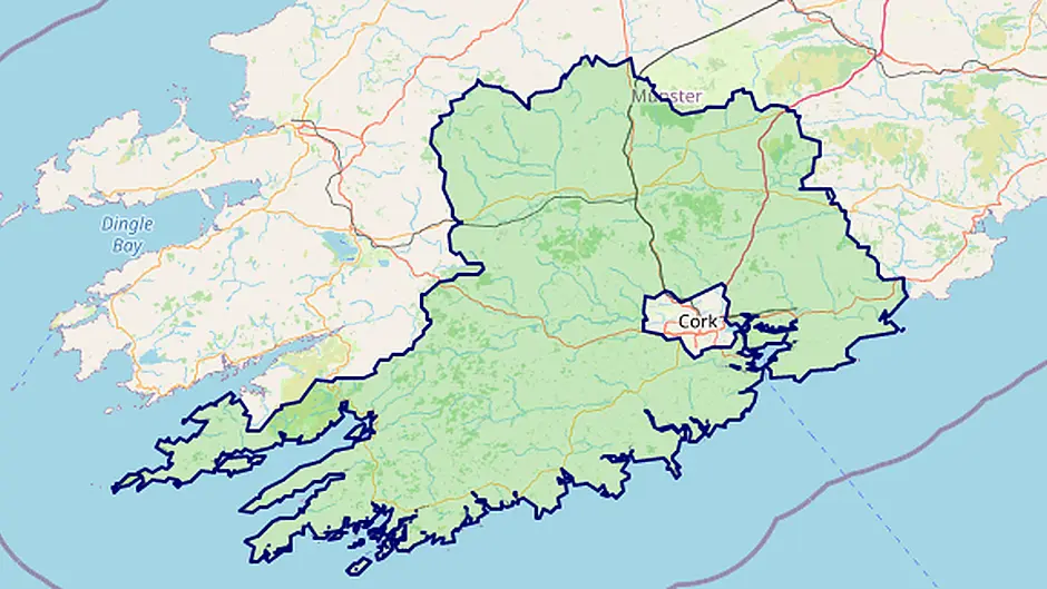 Severe weather warning for Cork Image