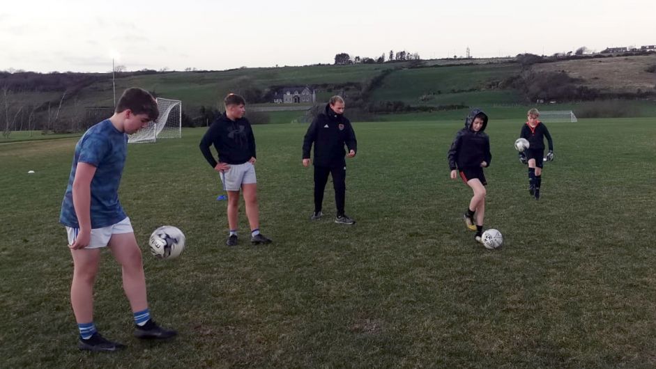 Skibbereen AFC's Academy is attracting over 100 young children every Sunday Image