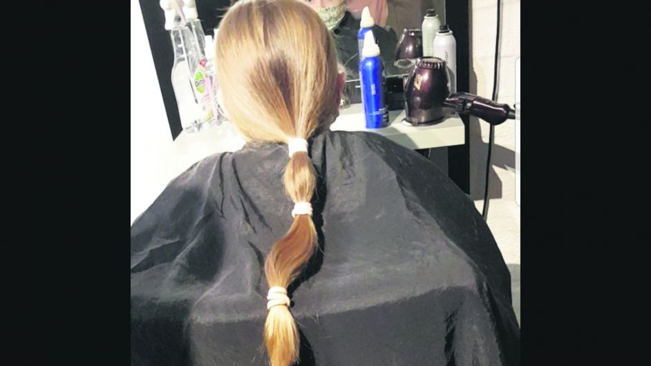 Keeva donates her hair to help sick children Image