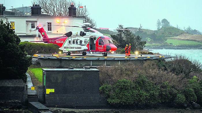 Major rescue operation off coast brought seven crew ashore safely Image