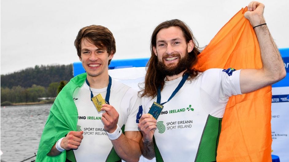 Skibb rowing Olympian Timmy Harnedy predicts that dominant Irish lightweight men's double will get even faster Image