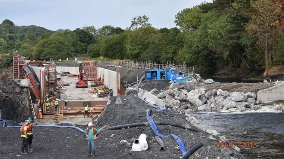 Emergency works by OPW at Bandon’s fish pass Image