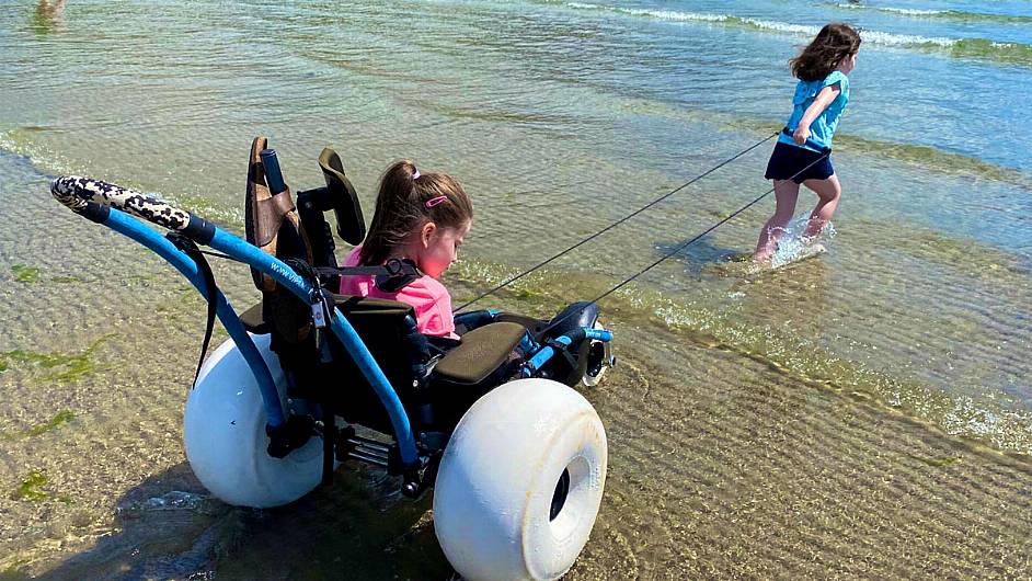 Beach wheelchairs rely on the support of voluntary groups Image