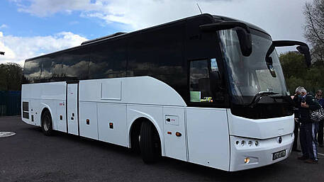 The ‘Belfast or blind’ bus is back on the road Image