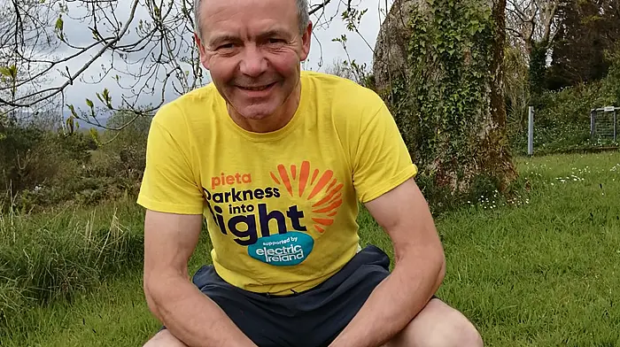 Bantry man runs to raise awareness of suicide prevention Image