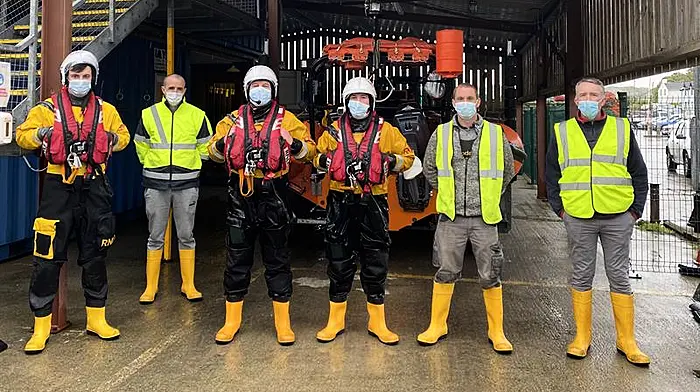 Seven anglers assisted by Union Hall RNLI this afternoon Image