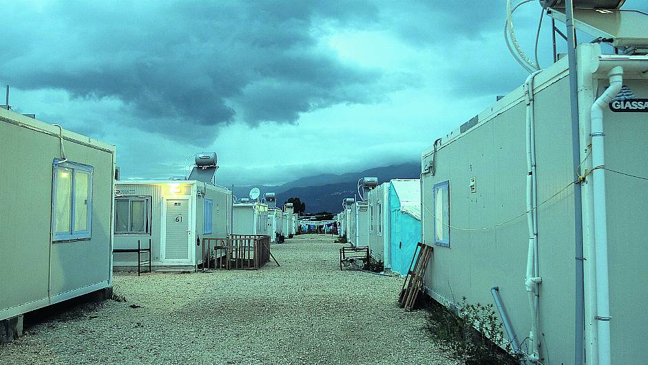 The Katsikas refugee camp in north-west Greece, which is a former air force base originally converted to host around 350 people and now ‘home’ to around 1,200