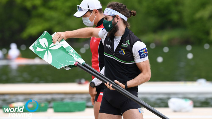 Heat wins for Paul O'Donovan and Fintan McCarthy, and Gary O'Donovan and Lydia Heaphy at World Cup in Lucerne Image