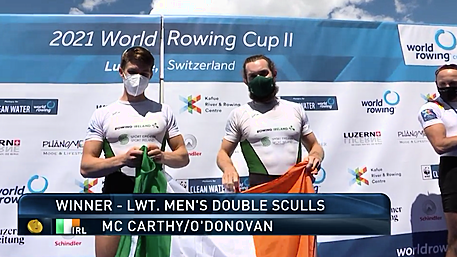 Gold again as Paul O'Donovan and Fintan McCarthy dominate the world of the lightweight men’s double Image