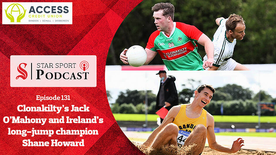 PODCAST: Clonakilty's Jack O'Mahony on win over St Michael's and Ireland's long-jump champion Shane Howard of Bandon AC Image