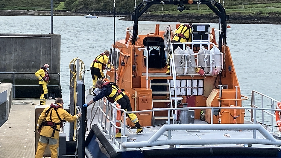 Baltimore RNLI provided medevac from Sherkin this evening Image