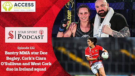 PODCAST: Bantry MMA star Dee Begley on UFC ambitions, Cork footballer Ciara O'Sullivan and West Cork duo added to Ireland rugby squad Image
