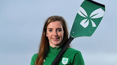 Skibbereen Olympian Emily Hegarty accepts her Celtic Ross Hotel West Cork Sports Star monthly award in Italy! Image