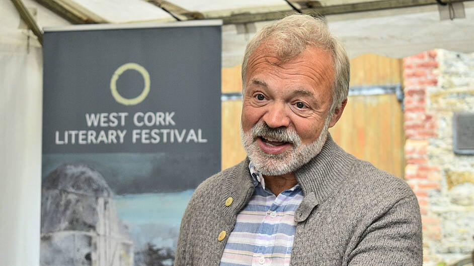 MAN OF WORDS: It’s, literally, Graham Norton, in Bantry Image