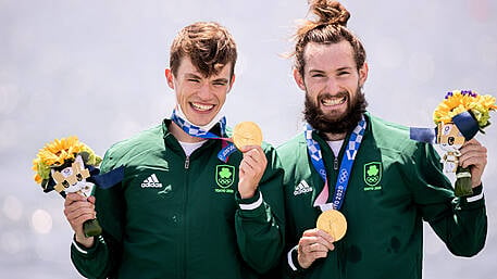 GOLD-EN WONDERS! Paul and Fintan are Olympic champions Image