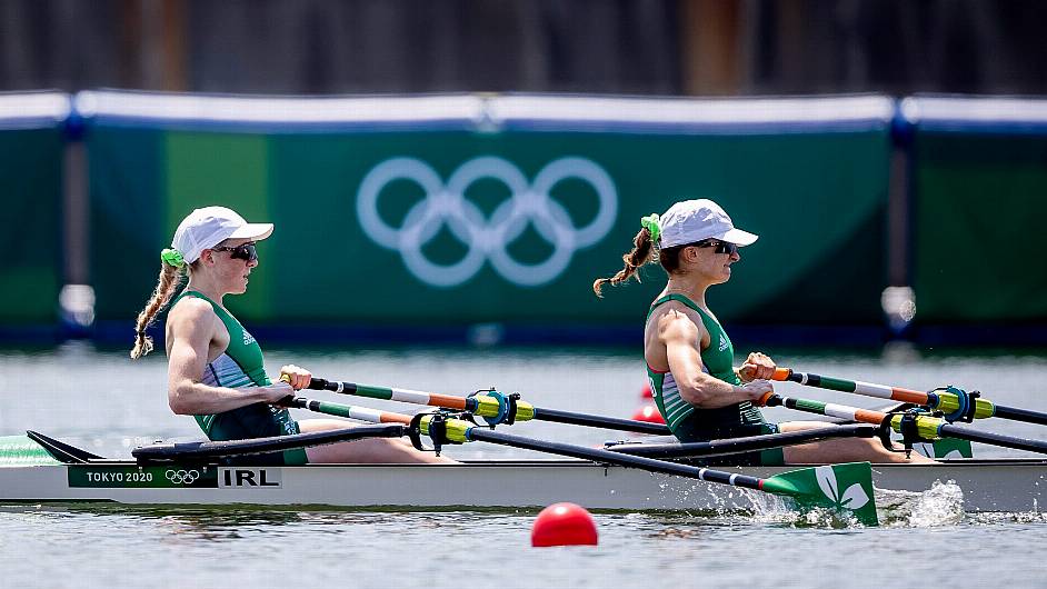 Aoife Casey and Margaret Cremen finish second in B final Image