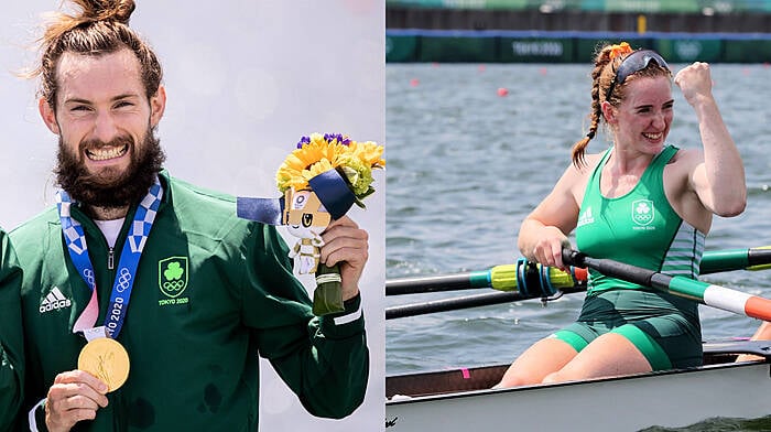 Skibbereen Olympic medallists Paul and Emily are related! Image