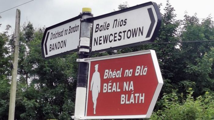 Béal na Bláth sign translated into … Irish! Image