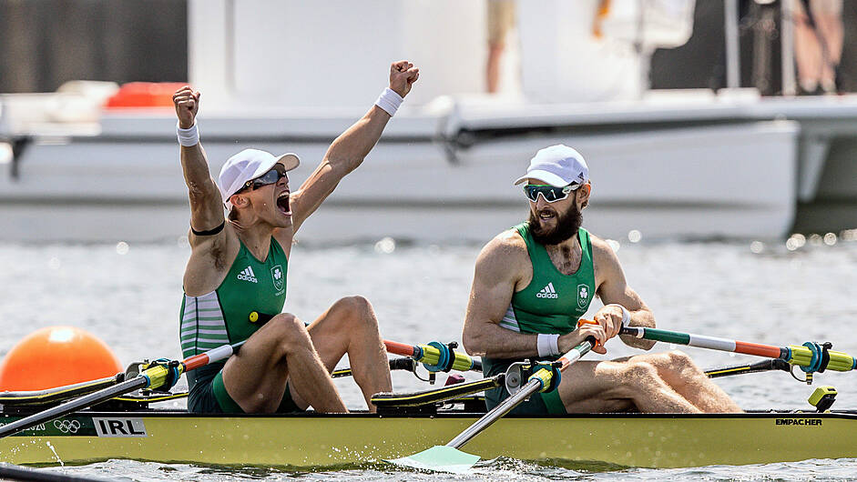 Olympic gold heroes Paul and Fintan battle for Irish men’s senior title at rowing championships Image