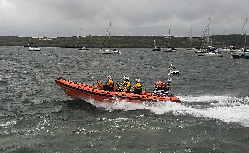 Baltimore RNLI assist yacht participating in Rolex Fastnet Race Image