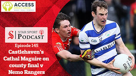 PODCAST: Castlehaven's Cathal Maguire on county final v Nemo Rangers and weekend sporting review Image