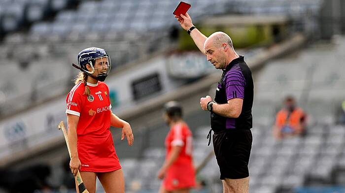 Cronin's red card will be appealed to the Camogie Association’s appeals' committee on Friday night Image